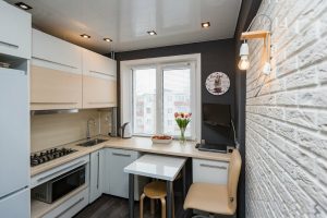 Оптимизация маленькой кухни: идеи для выбора мебели на заказ